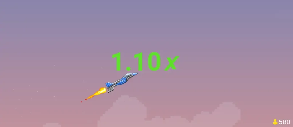 Взлет самолета в JetX