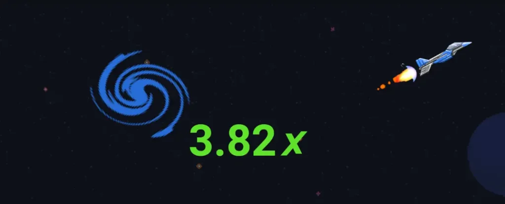 Полет ракеты в JetX